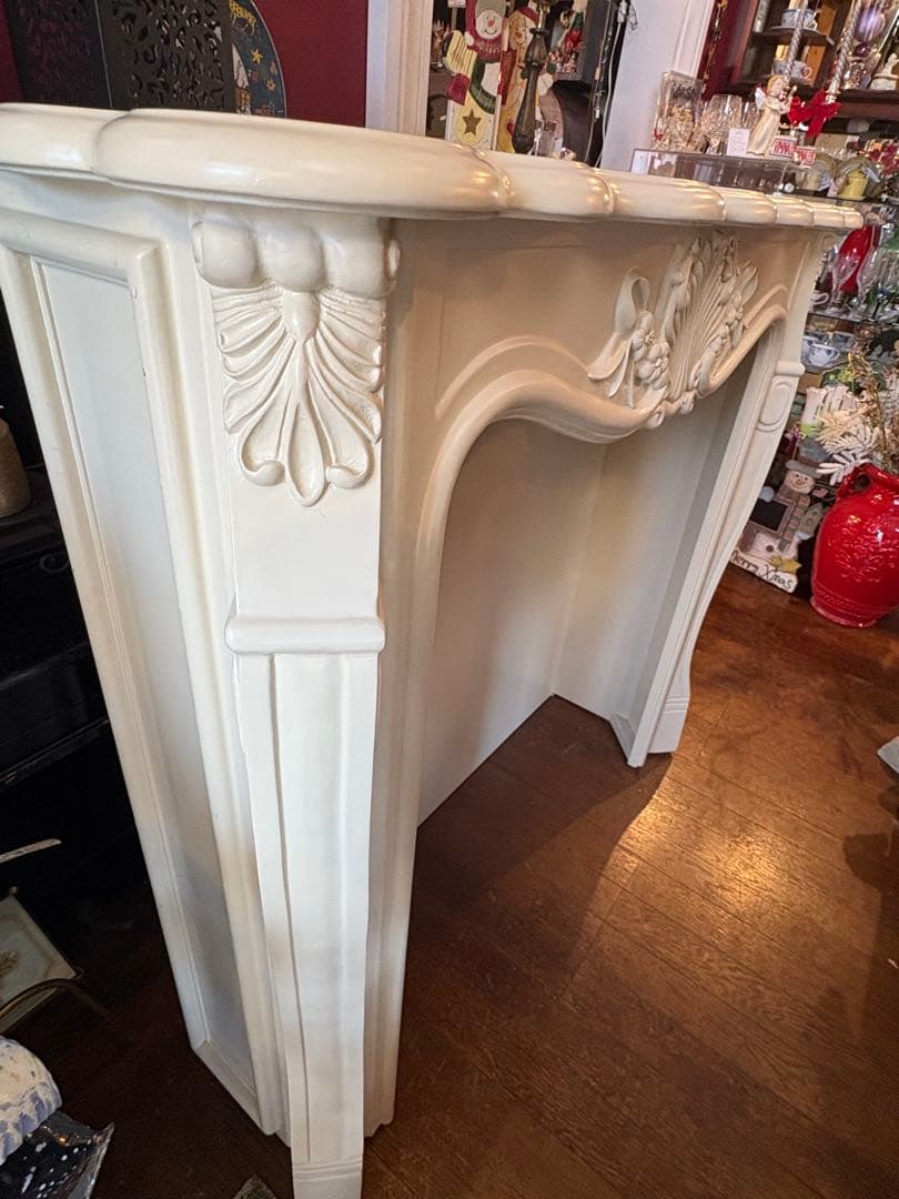 マントルピース アイボリー　フレンチ ロココ調
