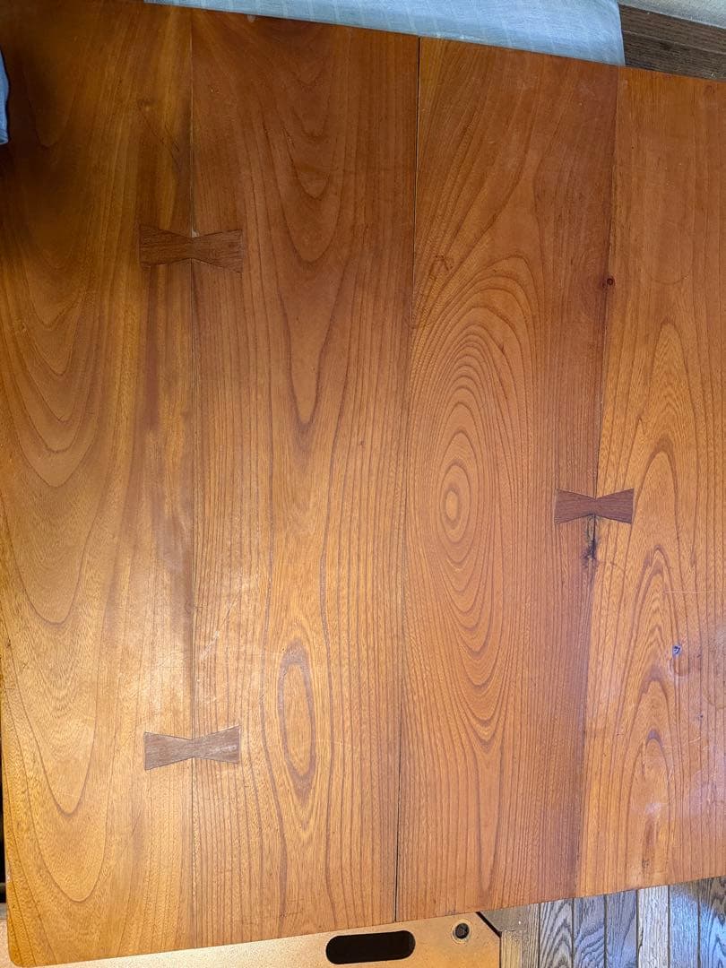 匠　木工職人技　けやき欅ケヤキ　天然無垢材 凄い杢　天板　テーブル　堀コタツ