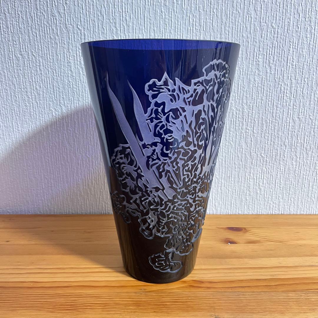  Leerdam ゴッホ アイリス 花瓶 28cm 未使用