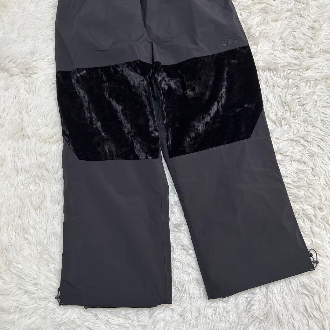 ✨ renchill ベルベット　スノーパンツ　ブラック