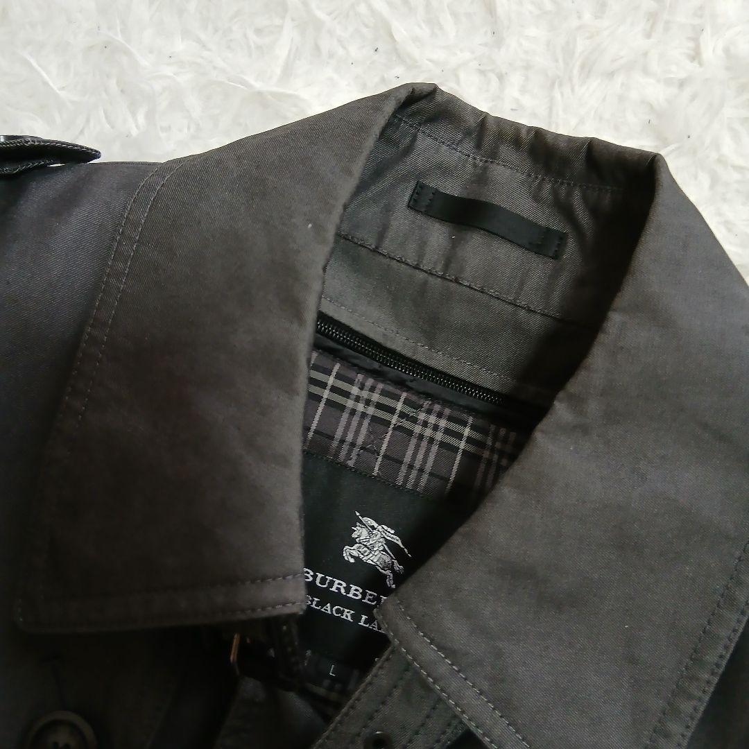 【BURBERRY BLACK LABEL】ライナー付き　トレンチコート　L