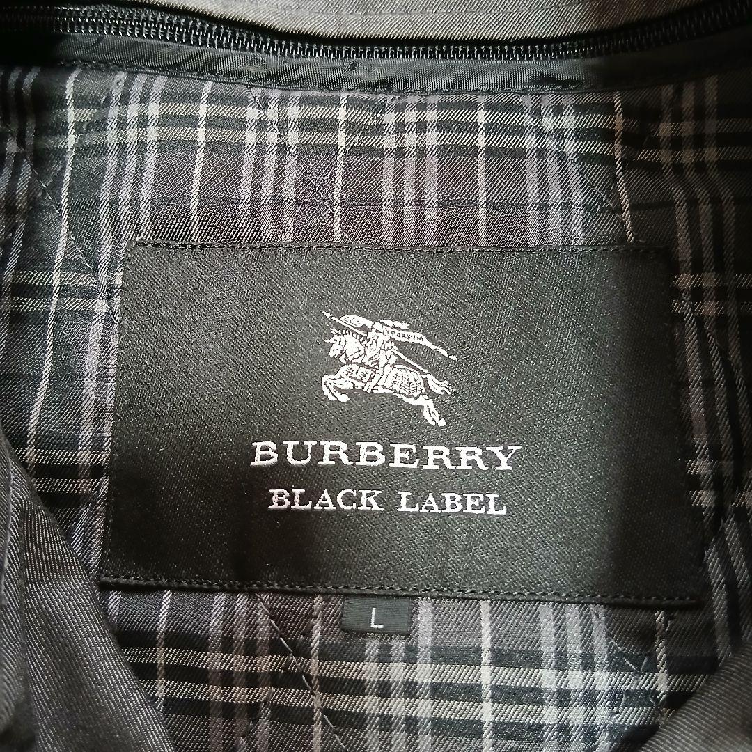 【BURBERRY BLACK LABEL】ライナー付き　トレンチコート　L
