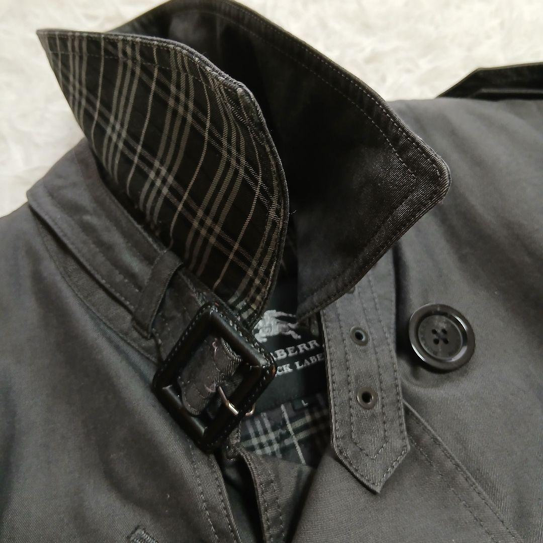 【BURBERRY BLACK LABEL】ライナー付き　トレンチコート　L