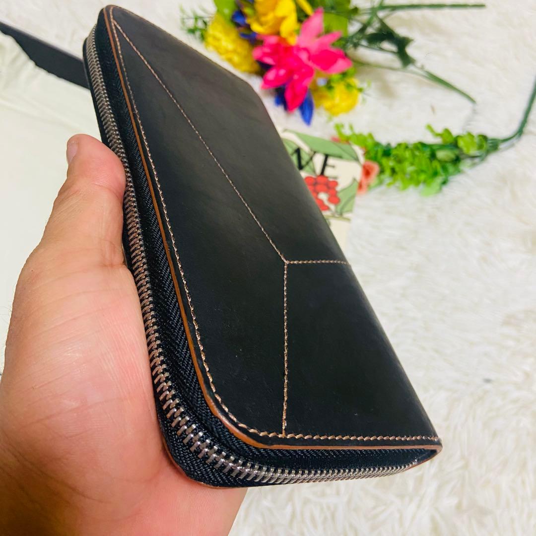 付属品完備✨LOEWE✨ロエベ ✨財布✨パズル✨カーフレザー✨ブラック✨箱付き✨