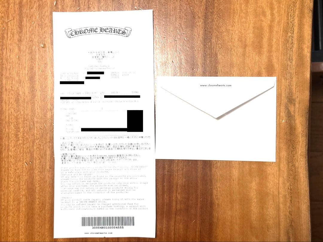 【新品 未使用】クロムハーツ　タイニー ウォレット 財布 ケース レザー