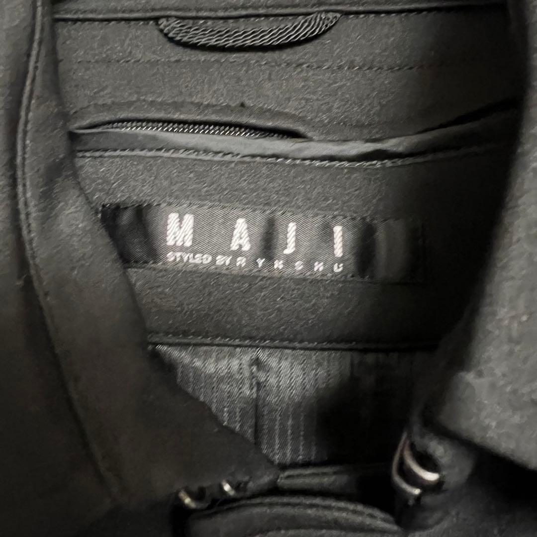 (新品)MAJI ストレッチステンカラーコート　SOLOTEX 黒　2way