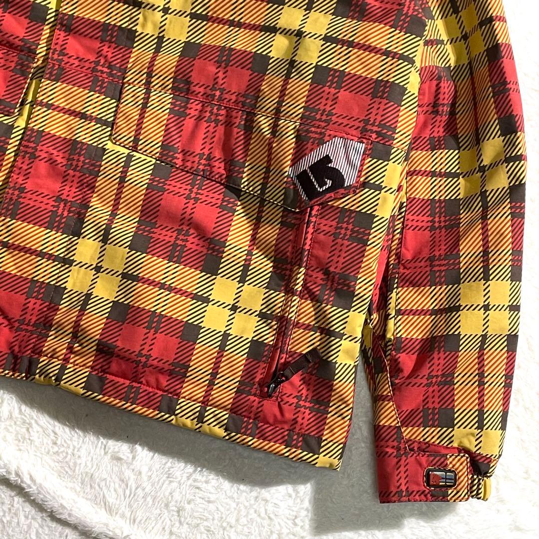 ＢＵＲＴＯＮ　スノーボードウェア　ジャケット　チェック柄　中綿入り　Ｌ　バートン