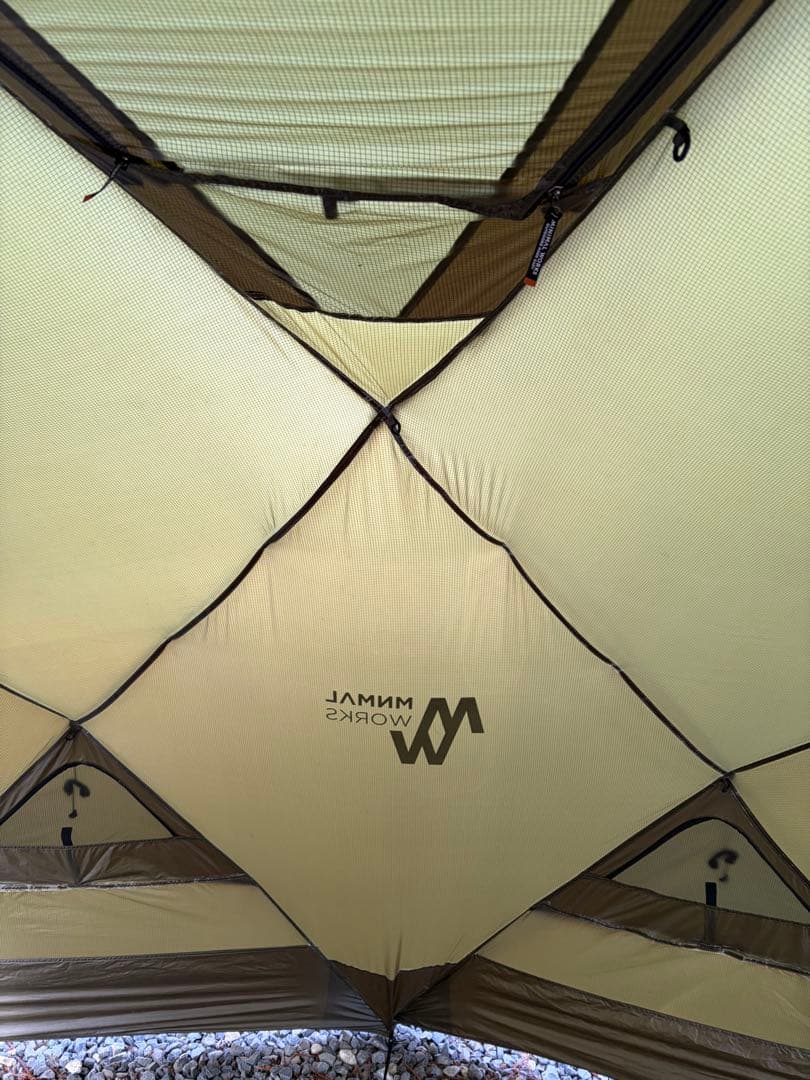 ミニマルワークス シェルターG／オリーブ／メッシュドア2枚 TPUドア1枚