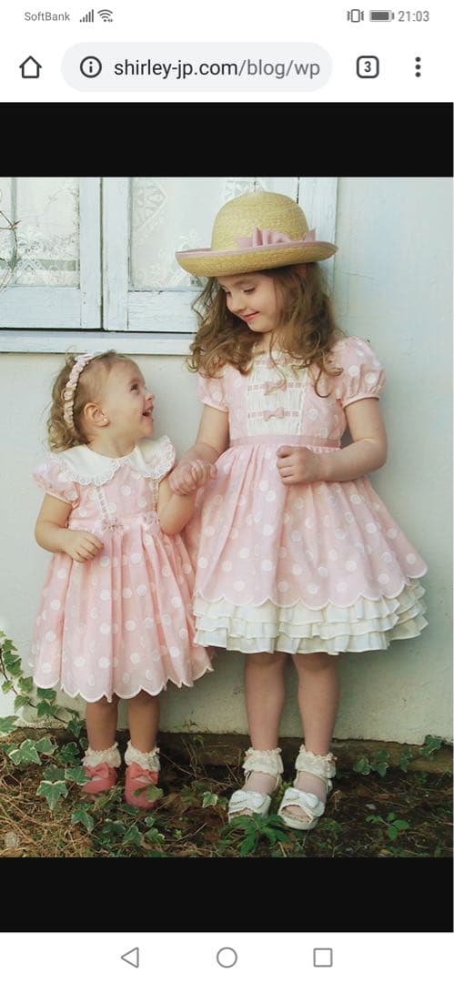 処分値段 シャーリーテンプル45周年アニバサリーイヤー阪急限定ワンピース