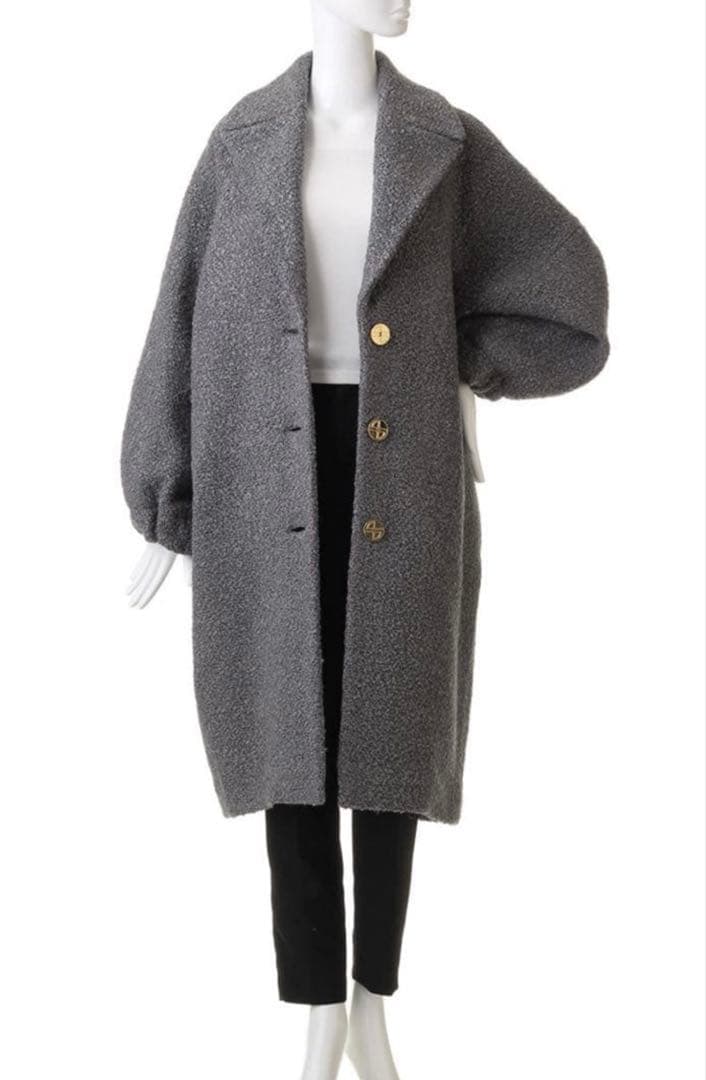 美品 定価31万 PATOU ブークレコクーン ロングコート