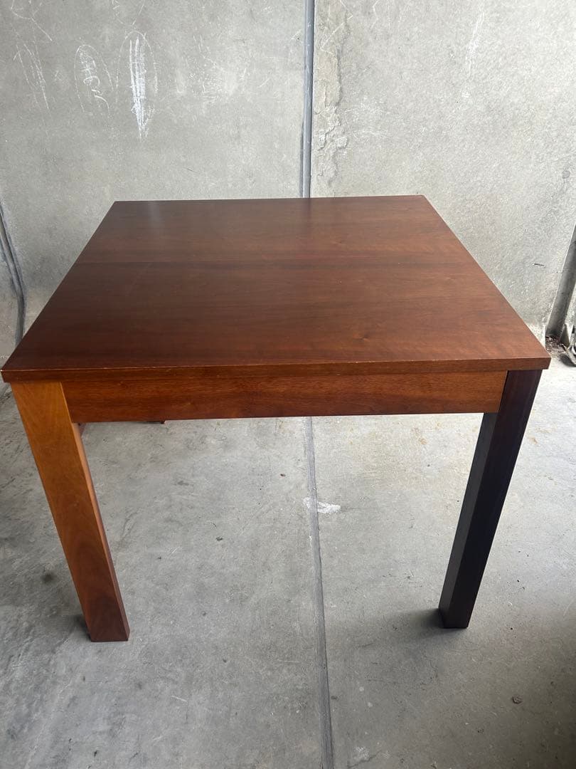 辻製作所⭐︎ダークブラウン 伸縮式テーブル 木製