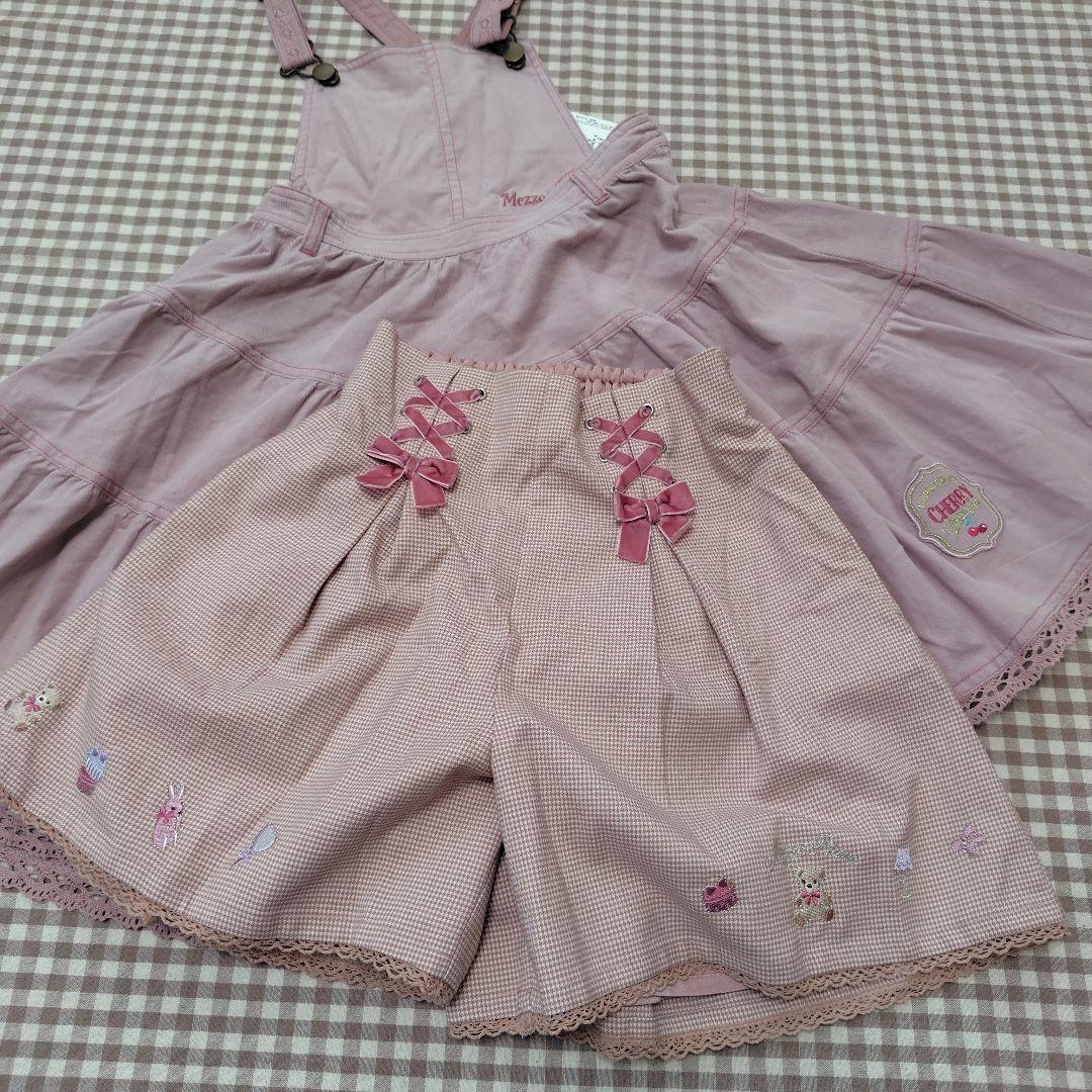 メゾピアノ　ジャンパスカート　キュロット