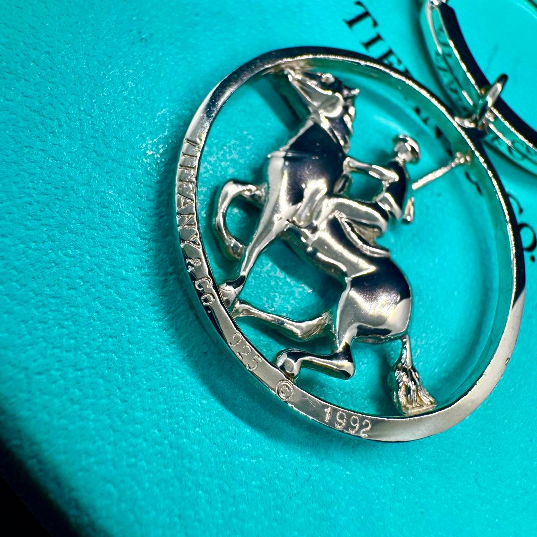 幸運　ホース　ジョッキー　ホース　モチーフ ビンテージ　キーリング　ティファニー