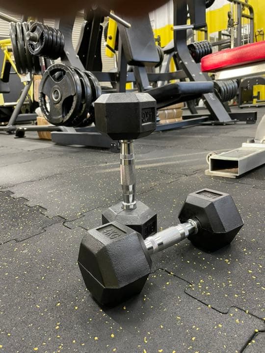 ラバーヘックス  ダンベル　47.5kg２個