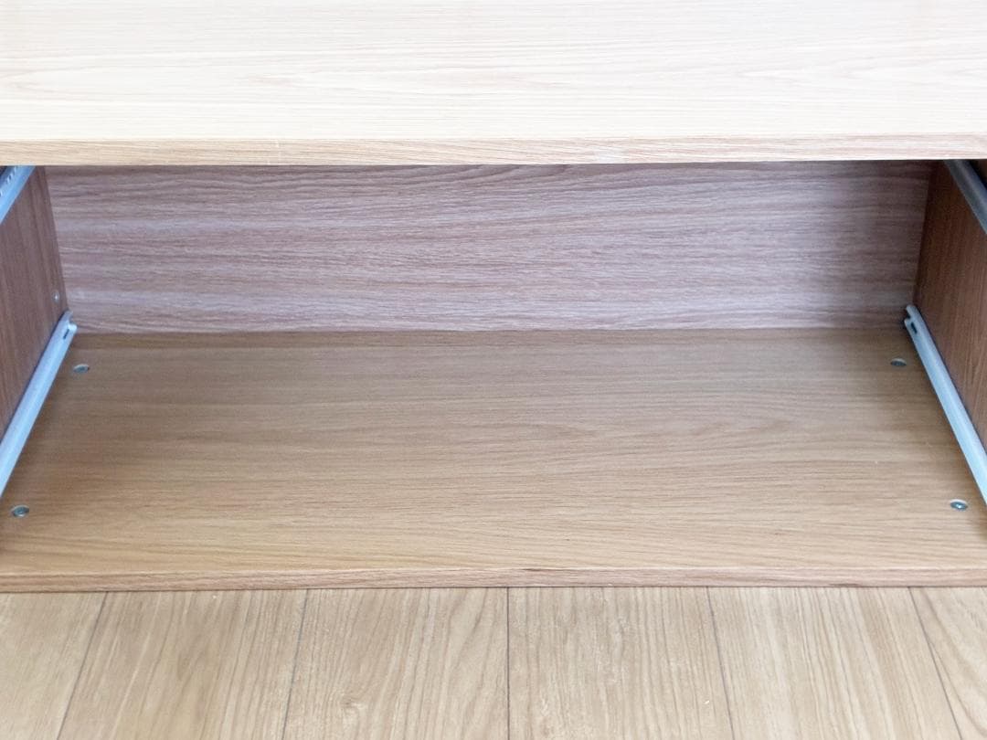 無印良品 スチールユニットシェルフ ボックス 引き出し 2段 オーク