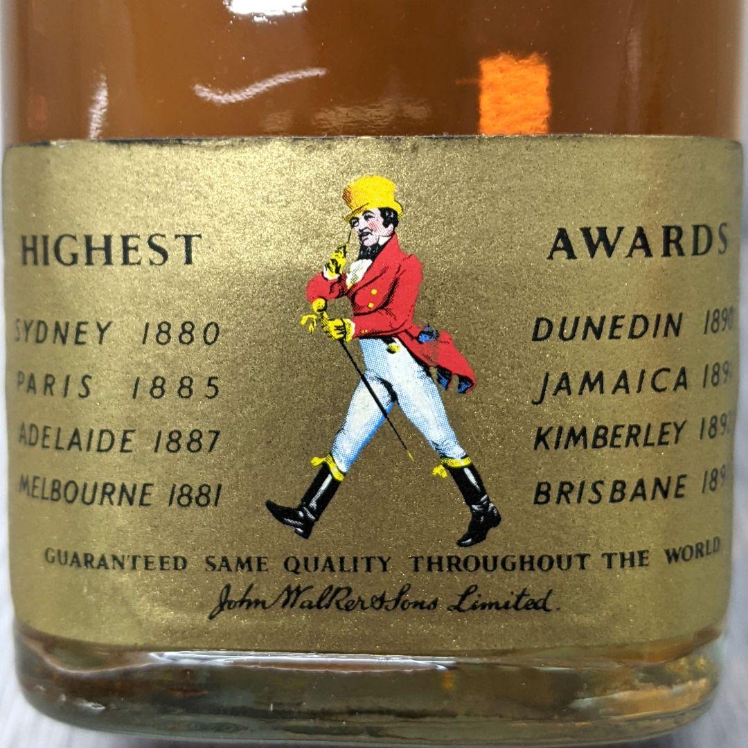 ジョニーウォーカー　赤ラベル　760ml43%　特級　従価税率適用　未開栓箱有り