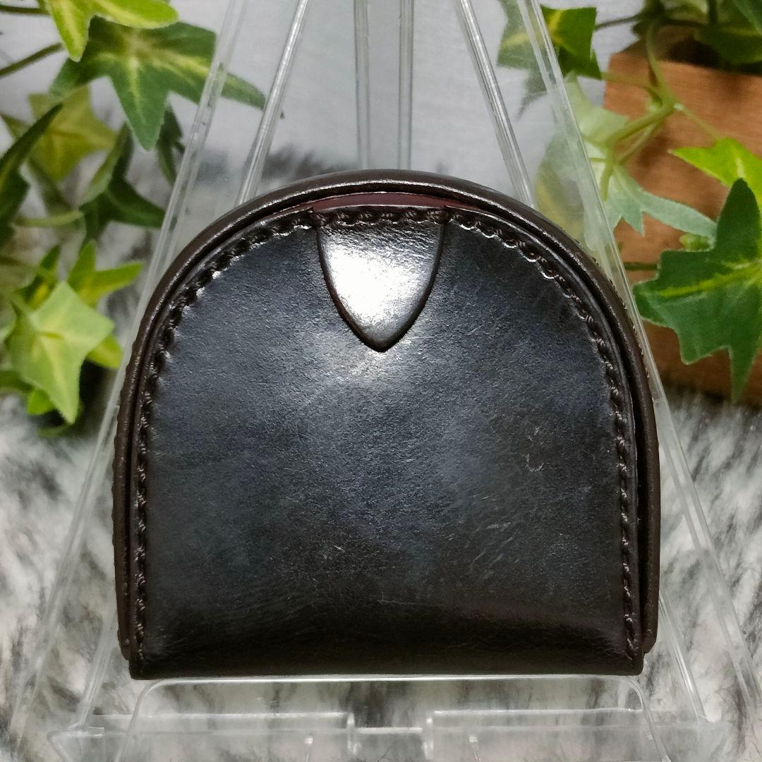 ガンゾ ケース ブラック コードバン レザー GANZO 小銭入れ 革黒