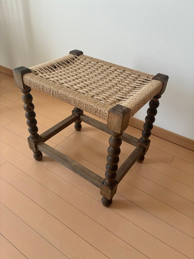 ヴィンテージ スツール 無垢 職人 英国 イギリス フランス