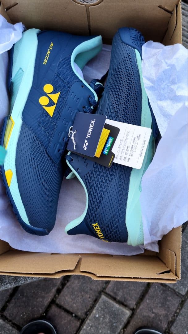 YONEX パワークッションアドレナリンGC 26.5cm ティールブルー