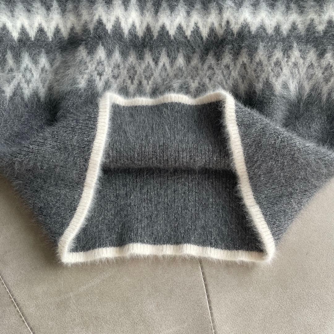 ラルです　今期　UNITED ARROWS フォックスカシミヤ ニット