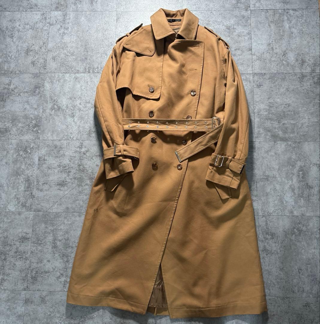 ジャケット・アウター ato 18aw 2way wool cotton trench coat 48