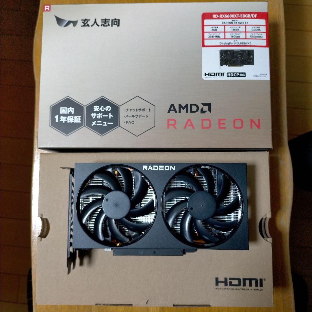 AMD Radeon RD-RX6600XT-E8GB/DF グラフィックボード