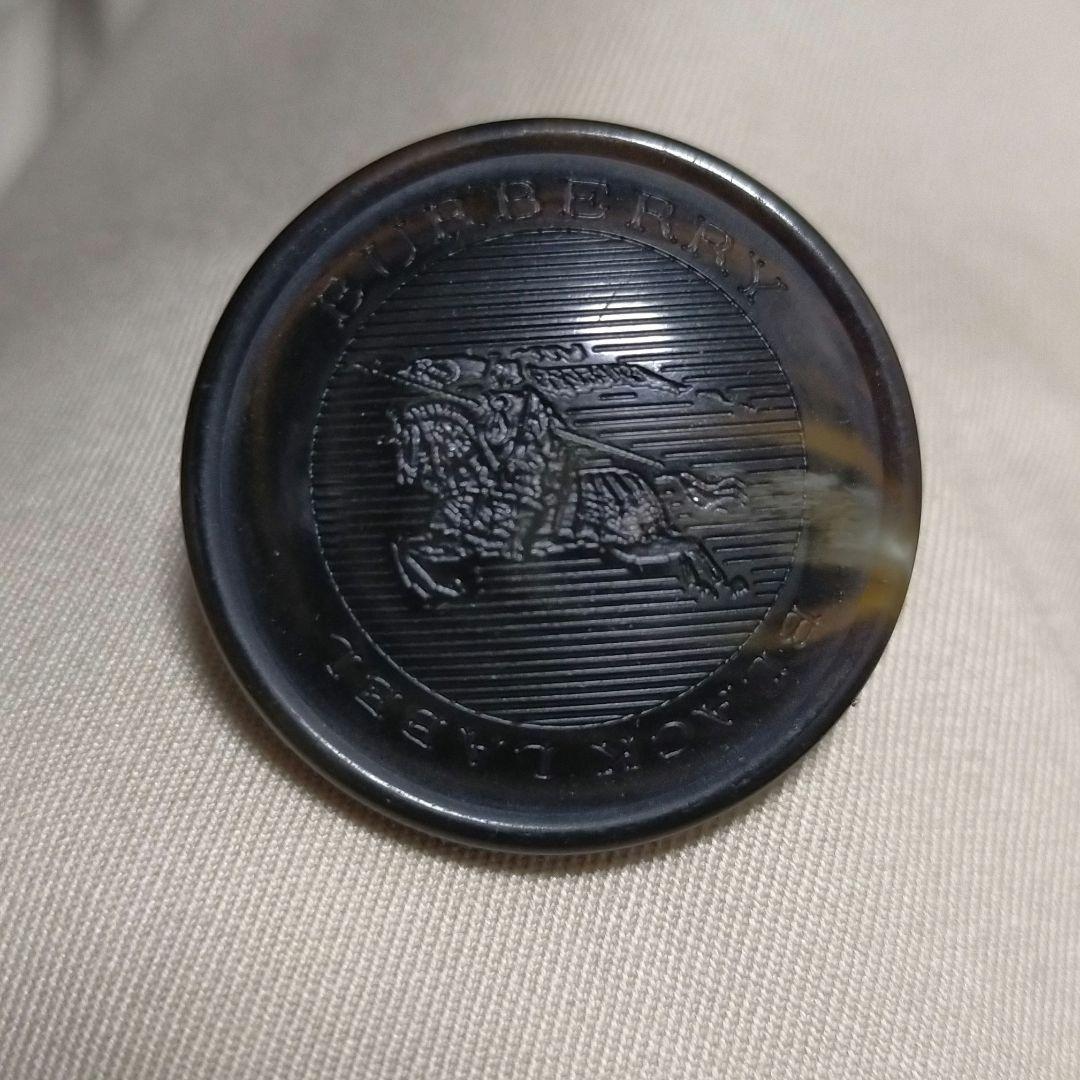 バーバリー ブラック レーベル ホース 刻印ボタン ショート トレンチ コート
