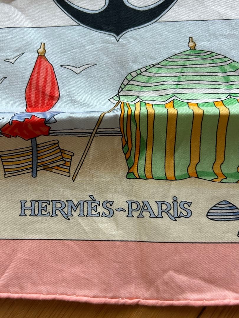K*様 HERMÈS ビーチテーマ スカーフ