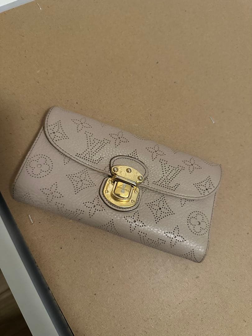 ルイヴィトン 長財布 ピンクベージュ