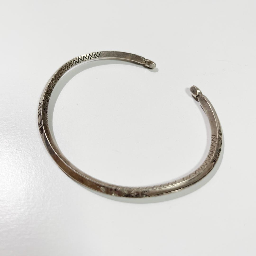 トゥアレグ族 バングル ブレスレット シルバー