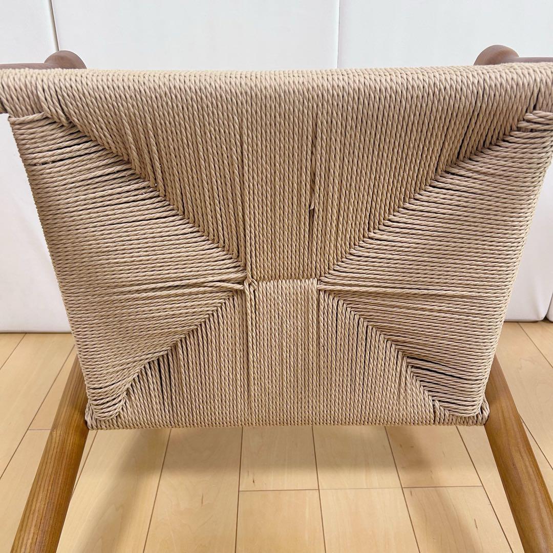 ペーパーコード　アームチェア　アッシュ　タンスのゲン ブラウン　天然木　無垢材②