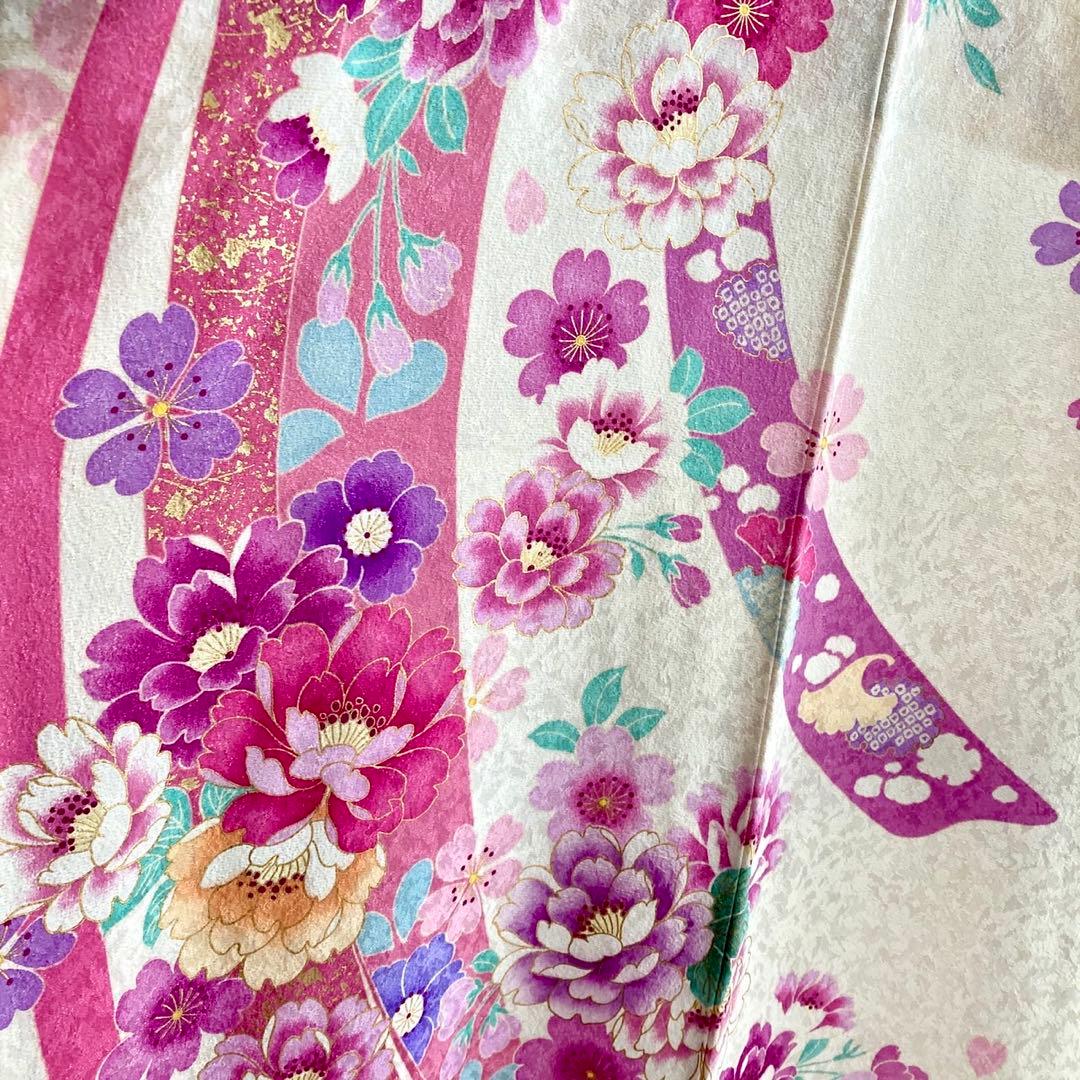 ★ Rily♥さま専用です★華やか 白ピンク 振袖5点セット‼️TM NO116