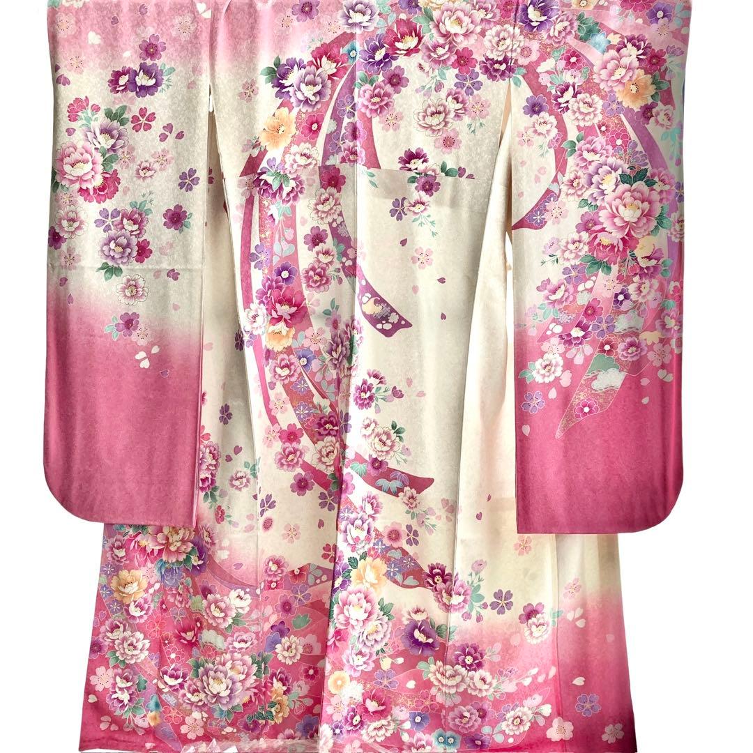 ★ Rily♥さま専用です★華やか 白ピンク 振袖5点セット‼️TM NO116