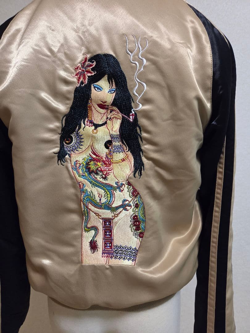 シェアースピリット　スカジャン　ShareSpirit　刺繍　ヴィンテージ