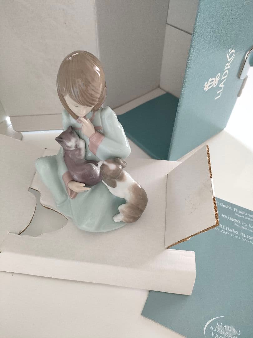 【美品】LLADRO　起こしちゃだめよ #5640