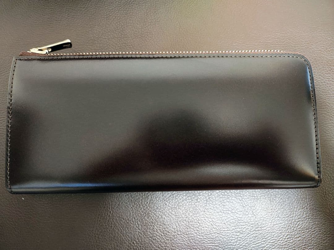 CYPRIS（キプリス）コードバン＆シラサギレザー　ハニーセル長財布