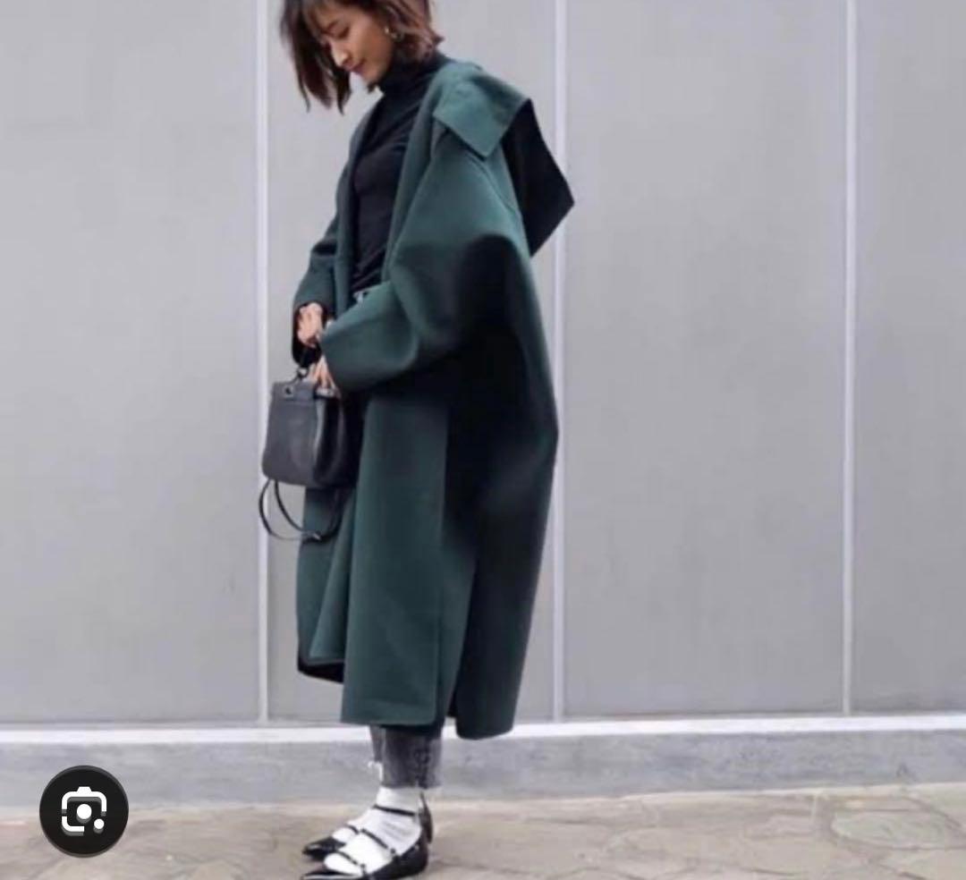 本日（1/5）限定セール⭐︎佐々木希さん着用！ルシェルブルーオーバーサイズコート