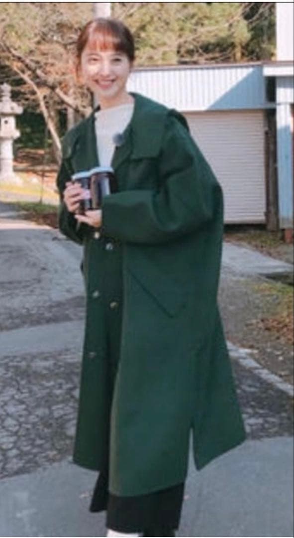 本日（1/5）限定セール⭐︎佐々木希さん着用！ルシェルブルーオーバーサイズコート