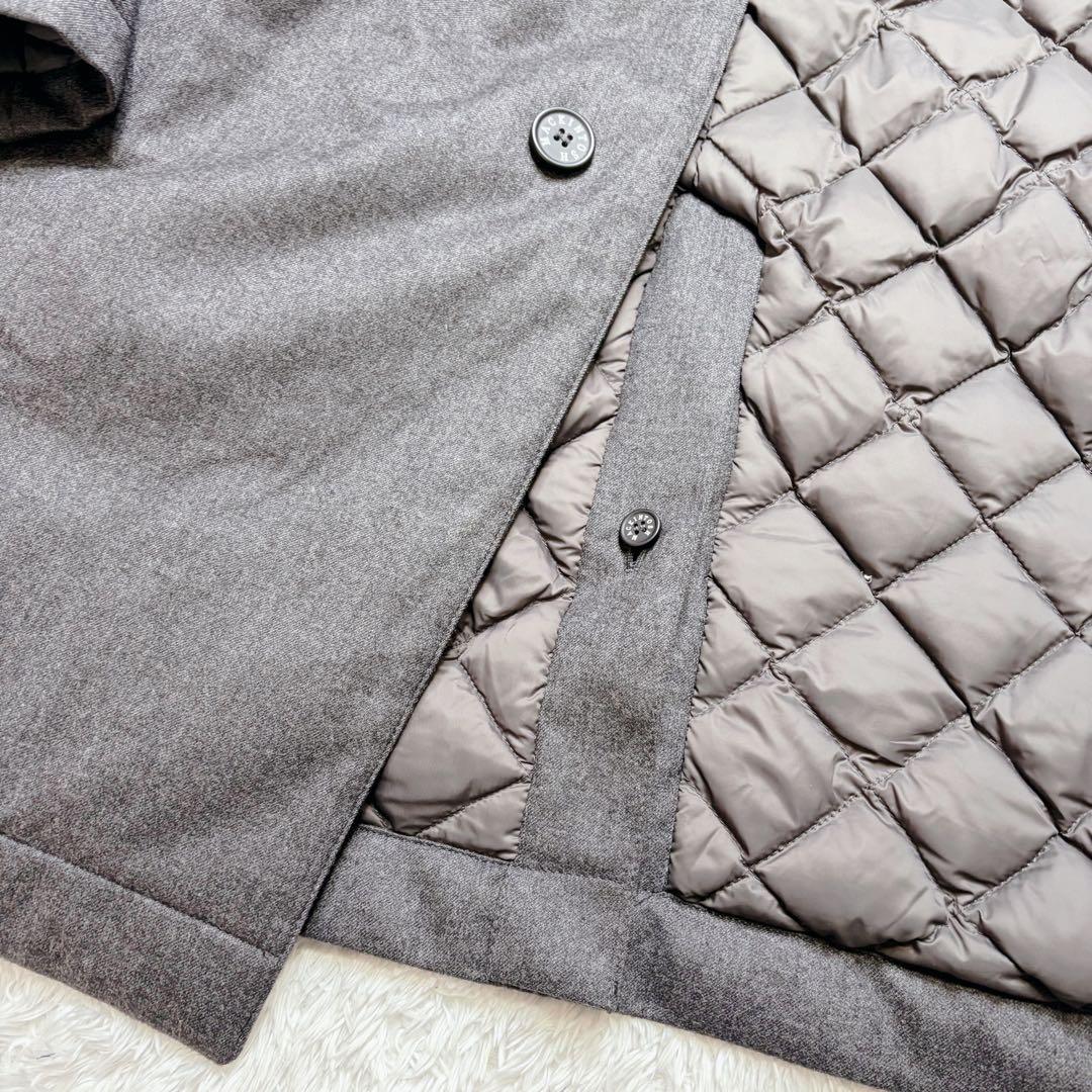 極美品　マッキントッシュ エディフィス別注 ステンカラー ダウンコート　グレー