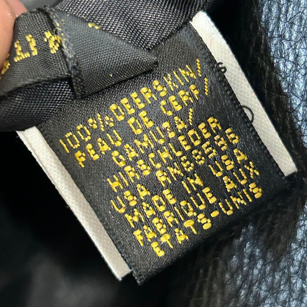 【入手困難】DonnaKaranNewYork レザージャケット　USA製　鹿革