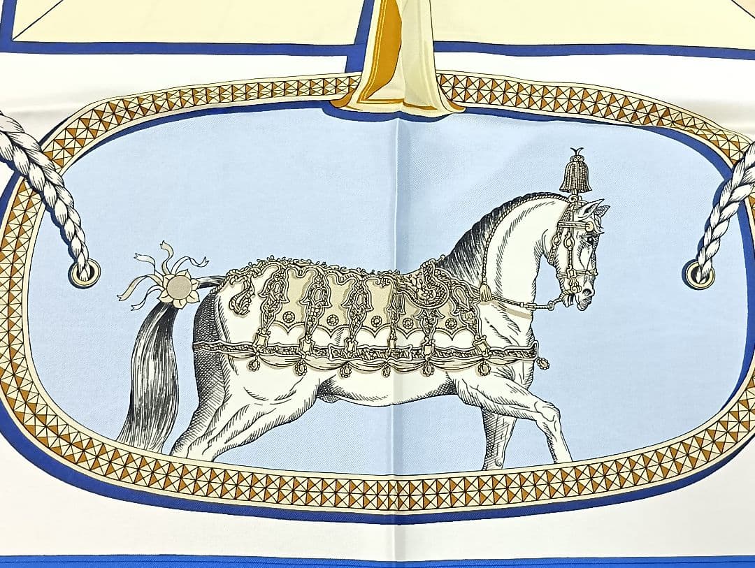 509 HERMES エルメス シルク スカーフ カレ90