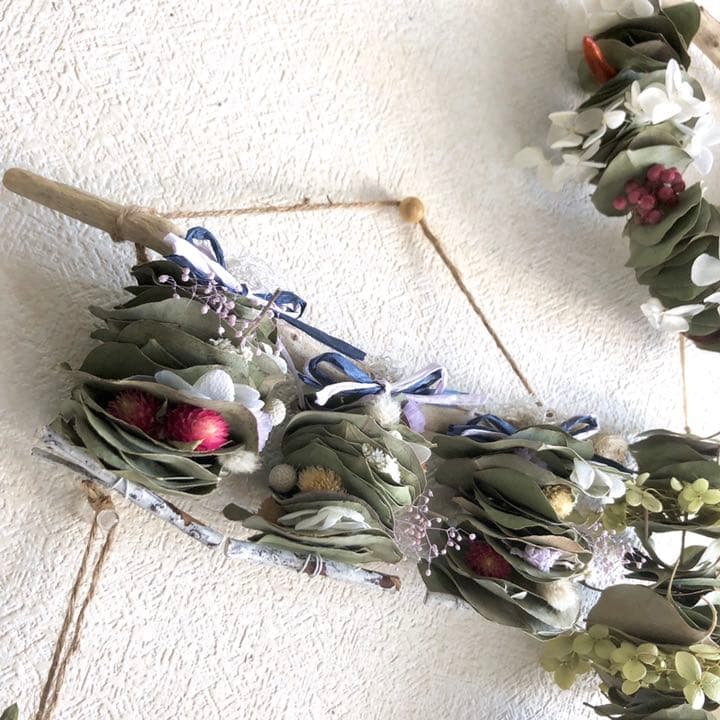 ポポラスユーカリガーランドアレンジ