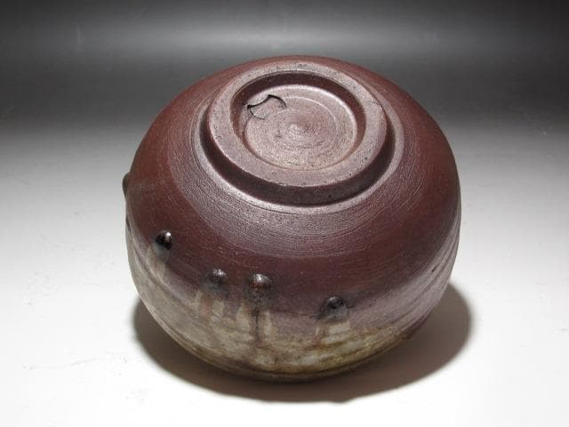 ☆　金重陶陽　茶碗　裏千家　十五代　鵬雲斎の花押がございます☆y444