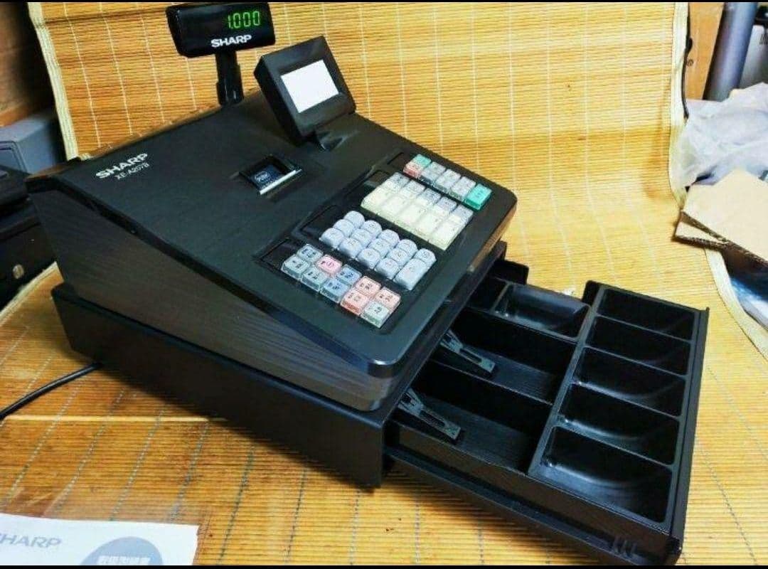 シャープレジスター　XE-A207B-BPC連携売上管理設定無料　2412207