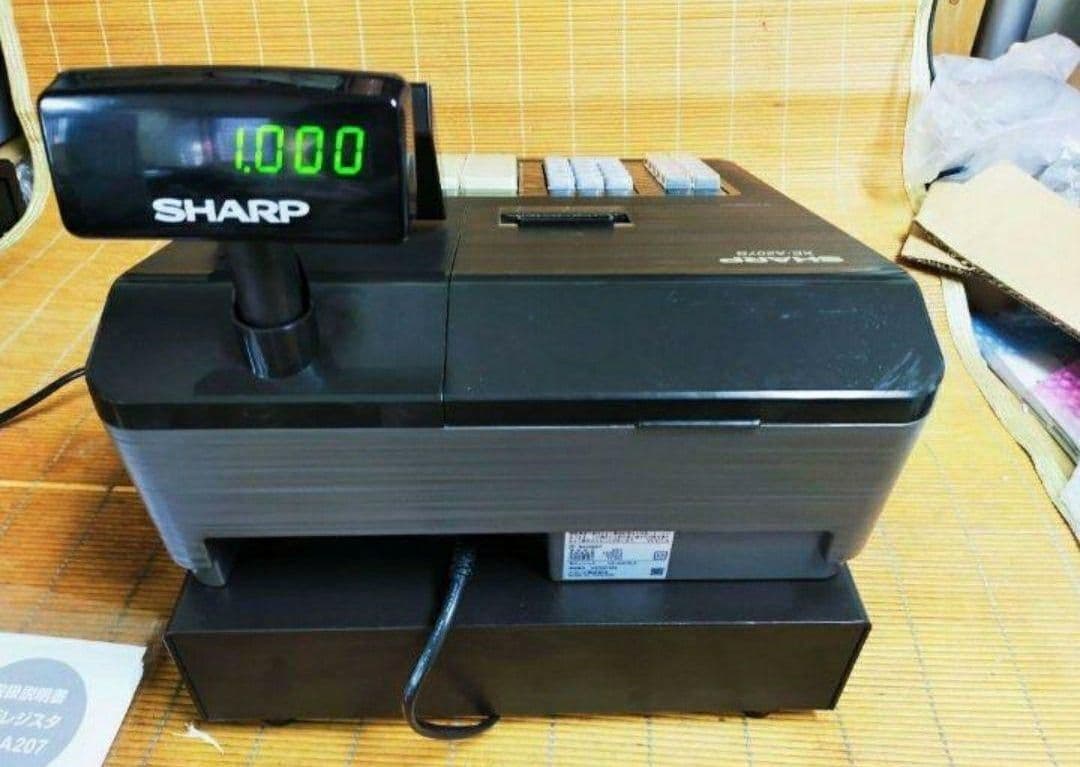 シャープレジスター　XE-A207B-BPC連携売上管理設定無料　2412207