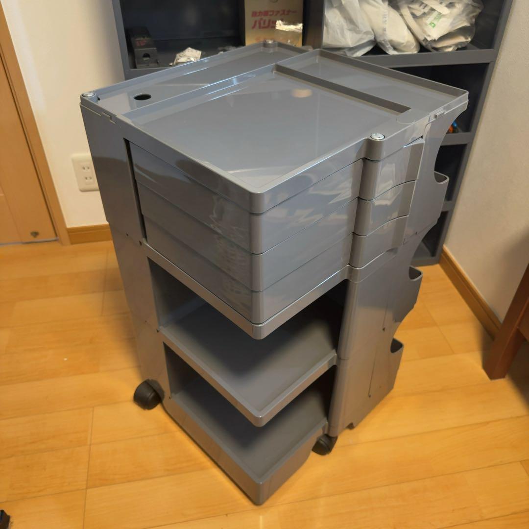 BOBY WAGON 3段 3トレイ トルネードグレー