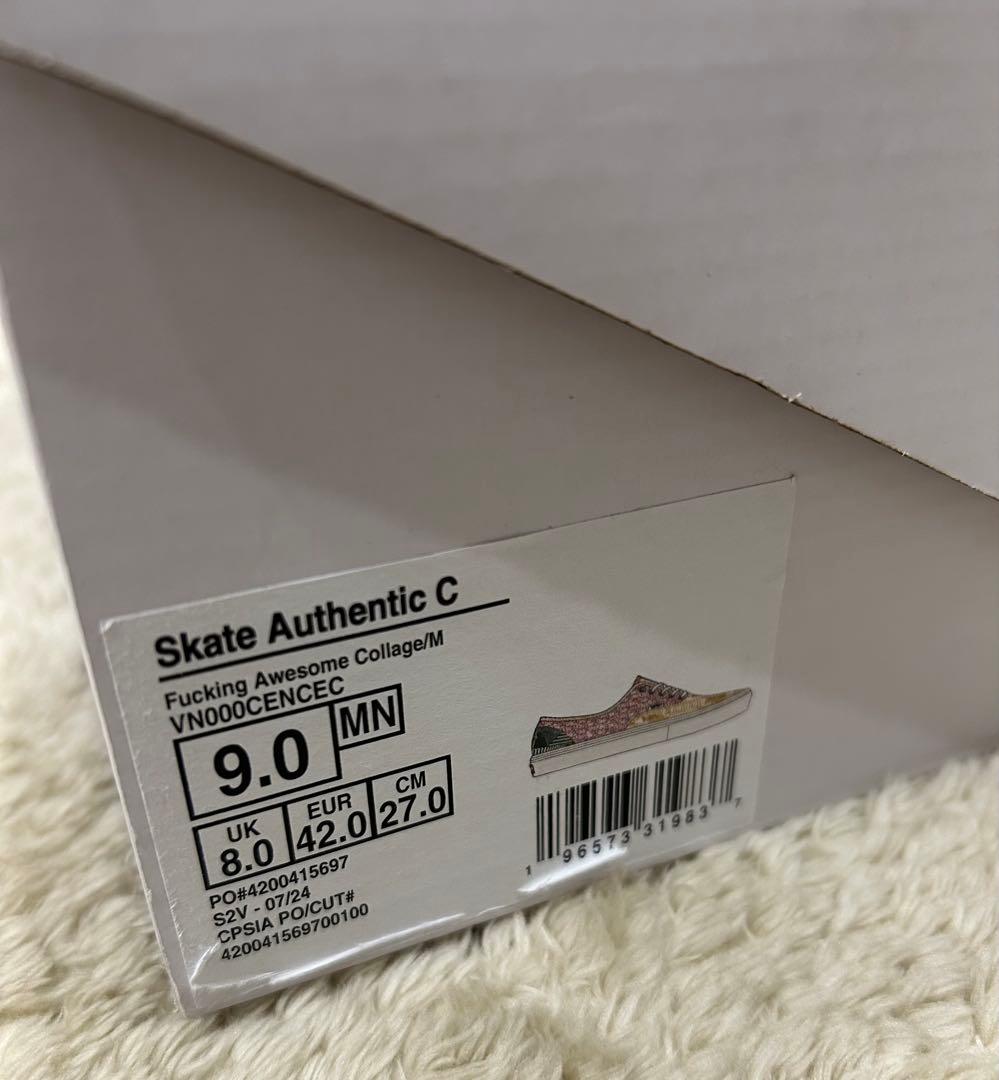 スケートボード VANS SKATE AUTHENTIC FUCKING AWESOME