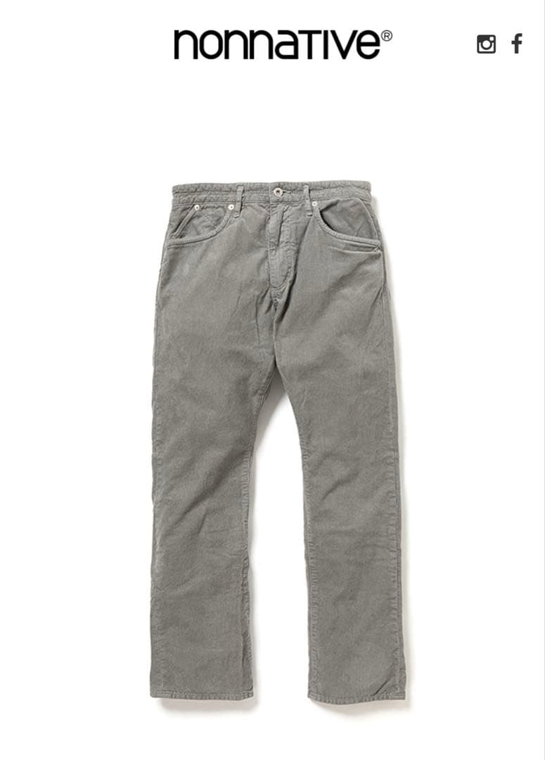 パンツ nonnative DWELLER 5P JEANS 01
