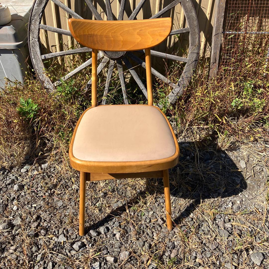 昭和レトロ オールドマルニ 70s デルタチェア マルニ木工 希少 ③