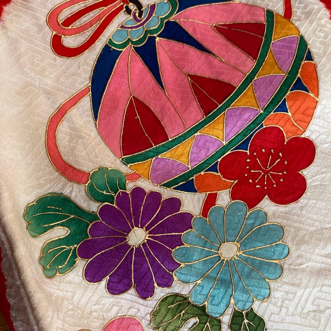 3歳　本絞り　正絹　着物